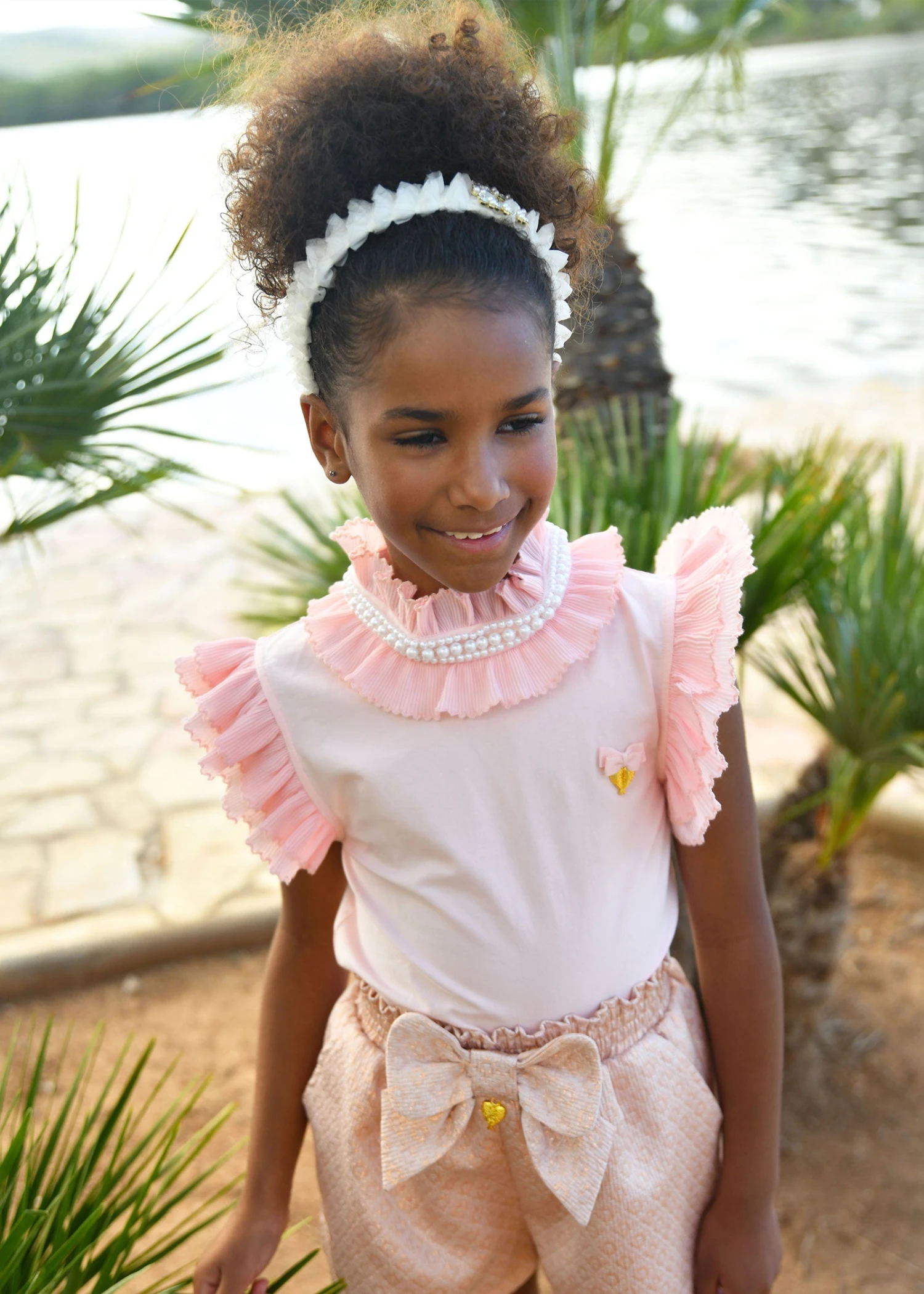 Pearlee Top Peach 2 Pearlee Top Peach - Image 2