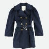 Perdey Trench Coat Navy