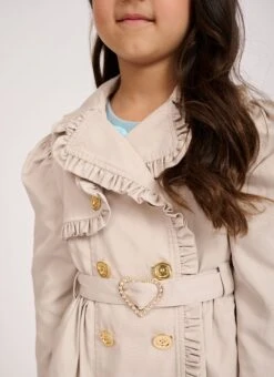 Perdey Trench Coat Champagne -Angels-Face Shop Perdey Coat Champagne Lifestyle 2