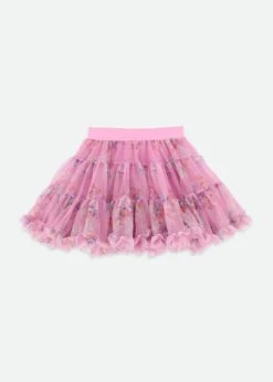 Pixie Splash Flower Tutu Skirt Orchid -Angels-Face Shop Pixie Skirt Orchid Back