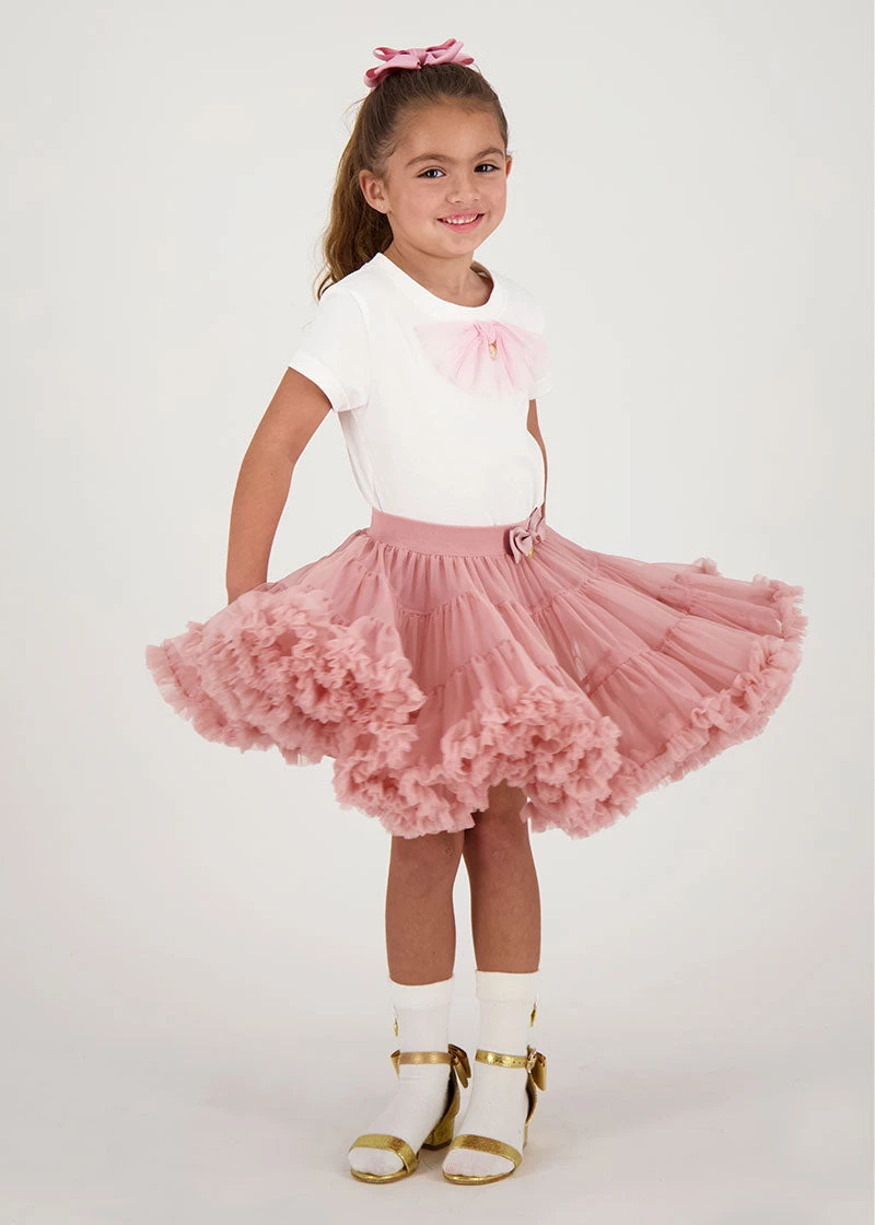 Pixie Tutu Skirt Tea Rose 2 Pixie Tutu Skirt Tea Rose - Image 2