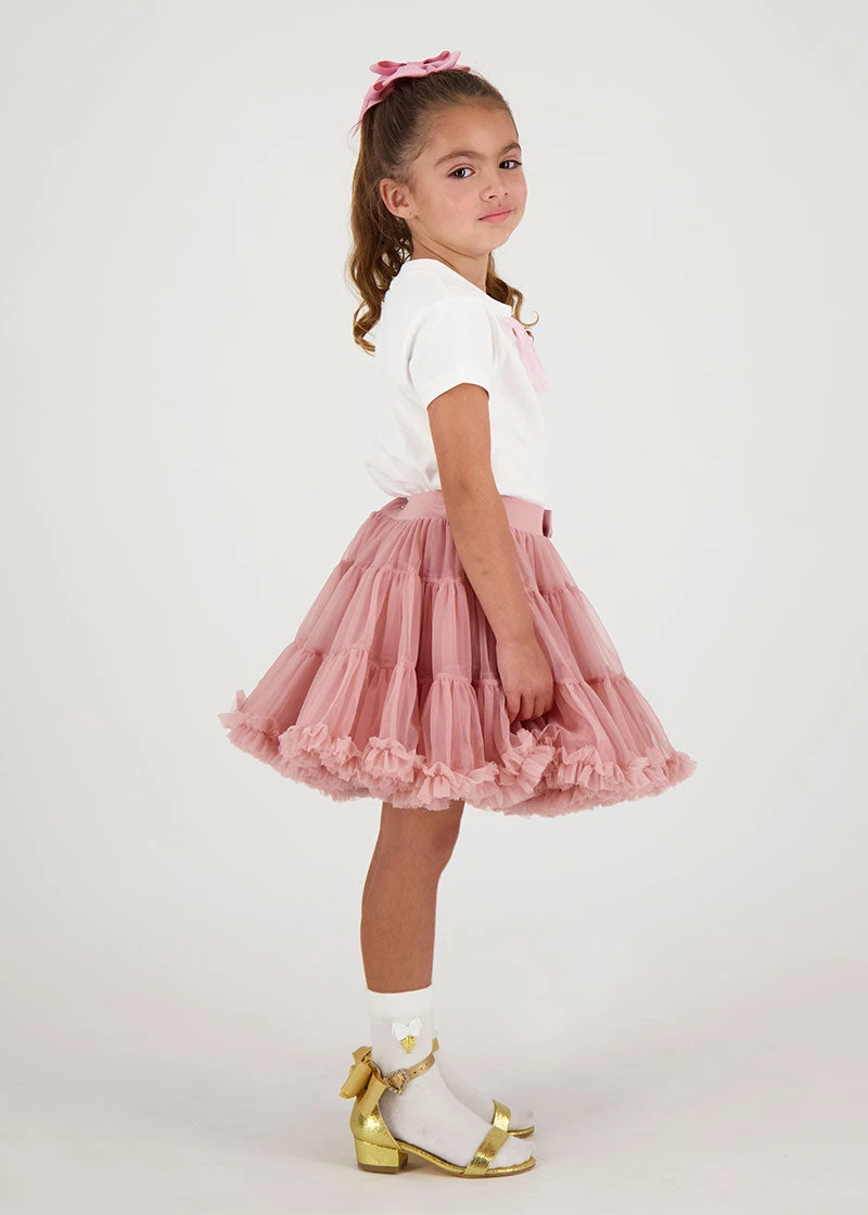 Pixie Tutu Skirt Tea Rose 4 Pixie Tutu Skirt Tea Rose - Image 4