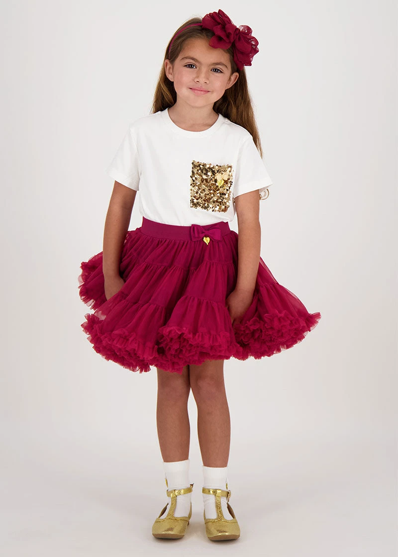 Pixie Tutu Skirt Tibetan Red 2 Pixie Tutu Skirt Tibetan Red - Image 2