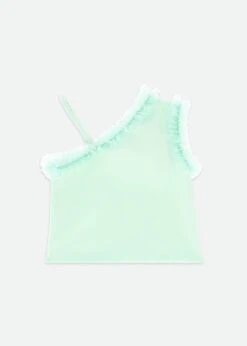 Reese One Shoulder Top Mint -Angels-Face Shop Reece Top Mint Back