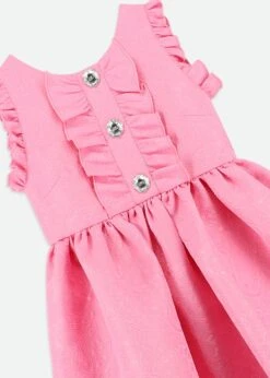 Rhiannon Jacquard Dress Begonia Pink -Angels-Face Shop Rhiannon Dress Begonia Detail