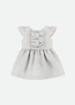 Rhiannon Baby Jacquard Dress Platinum