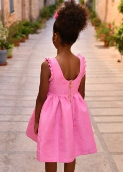 Rhiannon Jacquard Dress Begonia Pink -Angels-Face Shop Rhiannon Dress Begonia Pink Campaign 1