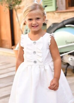 Rhiannon Jacquard Dress Snowdrop -Angels-Face Shop Rhiannon Dress Snowdrop Campaign 1