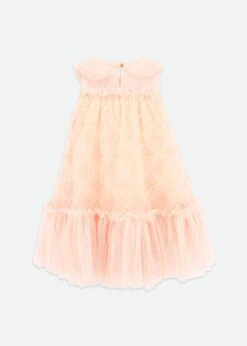 Ricarada 3D Daisy Tulle Dress Blush -Angels-Face Shop Ricarda Dress Blush Back