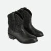 Rio Crystal Cowboy Boot Black