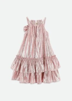 Rosemary Dress Pink Metallic -Angels-Face Shop Rosemary Dress Pink Back