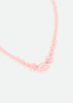 Rose Necklace Peach -Angels-Face Shop Roses Necklace Peach Detail