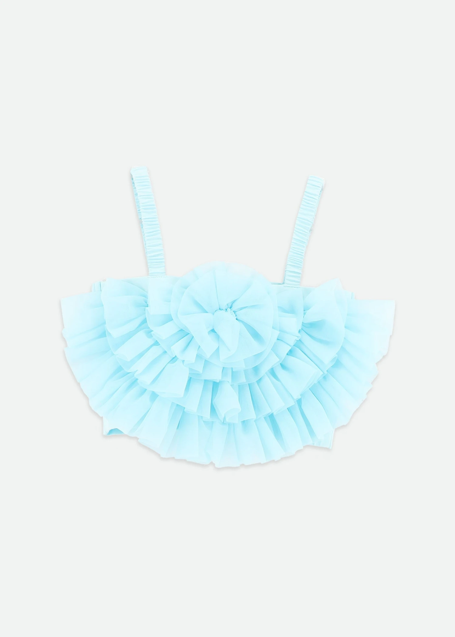 Rosetta Tulle Top Aqua 1 Rosetta Tulle Top Aqua