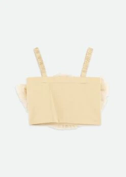 Rosetta Tulle Top Sand Sparkle 5 Rosetta Tulle Top Sand Sparkle -Angels-Face Shop Rosetta Top Sand Back