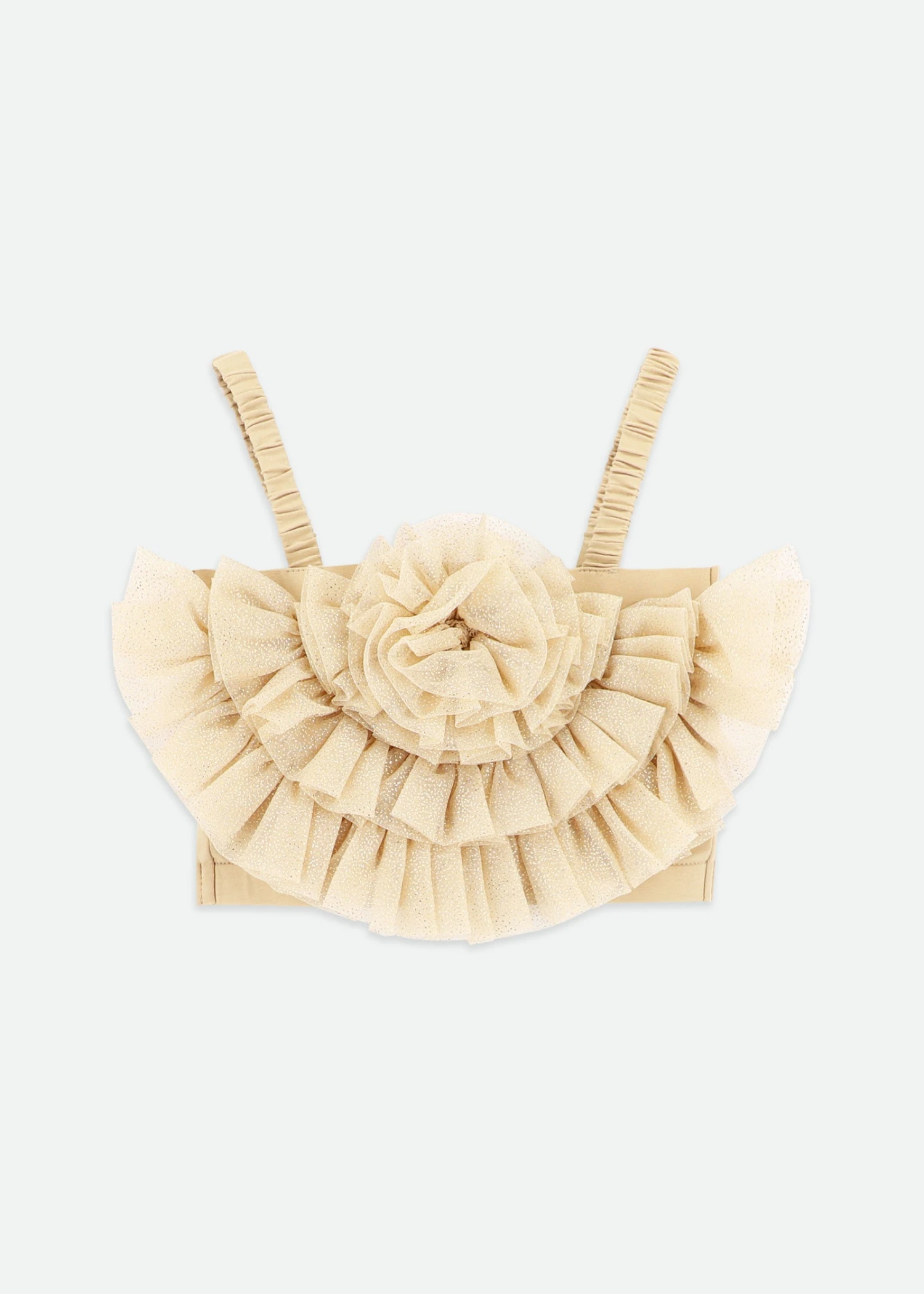 Rosetta Tulle Top Sand Sparkle 1 Rosetta Tulle Top Sand Sparkle