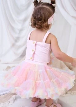 Kitty Baby Tutu Skirt Rainbow 6 Kitty Baby Tutu Skirt Rainbow -Angels-Face Shop Rosetta Baby Top Rainbow Lifestyle