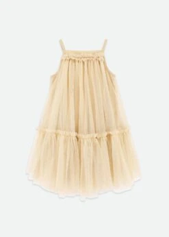 Rosheen Tulle Dress Gold -Angels-Face Shop Rosheen Dress Gold Back