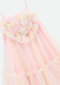 Rosheen Tulle Dress Rainbow -Angels-Face Shop Rosheen Dress Rainbow Detail