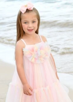 Rosheen Tulle Dress Rainbow -Angels-Face Shop Rosheen Dress Rainbow Campaign 1