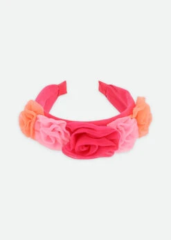 Rosie Tulle Aliceband Blooming Marvellous -Angels-Face Shop Rosie Headband Blooming Front2