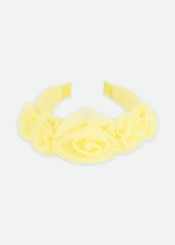 Rosie Tulle Aliceband Sherbert -Angels-Face Shop Rosie Headband Sherbert Front2