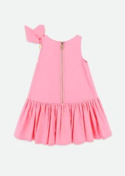 Roula Cotton Dress Begonia Pink 9 Roula Cotton Dress Begonia Pink -Angels-Face Shop Roula Dress Begonia Back