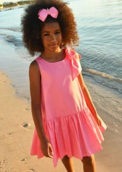 Roula Cotton Dress Begonia Pink 7 Roula Cotton Dress Begonia Pink -Angels-Face Shop Roula Dress Begonia Pink Campaign 1