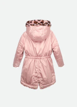 Roxanne Reversible Pink Coat Leopard -Angels-Face Shop Roxanne Coat Leopard 2