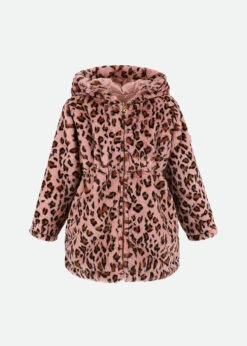 Roxanne Reversible Pink Coat Leopard -Angels-Face Shop Roxanne Coat Leopard 4