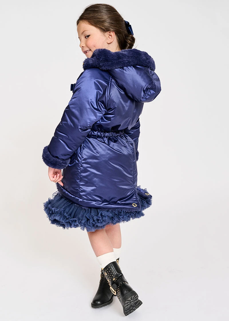 Roxanne Reversible Coat Navy 2 Roxanne Reversible Coat Navy - Image 2