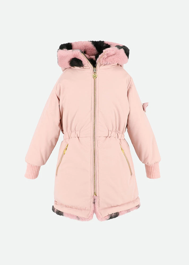 Roxy Reversible Coat Tea Rose 1 Roxy Reversible Coat Tea Rose