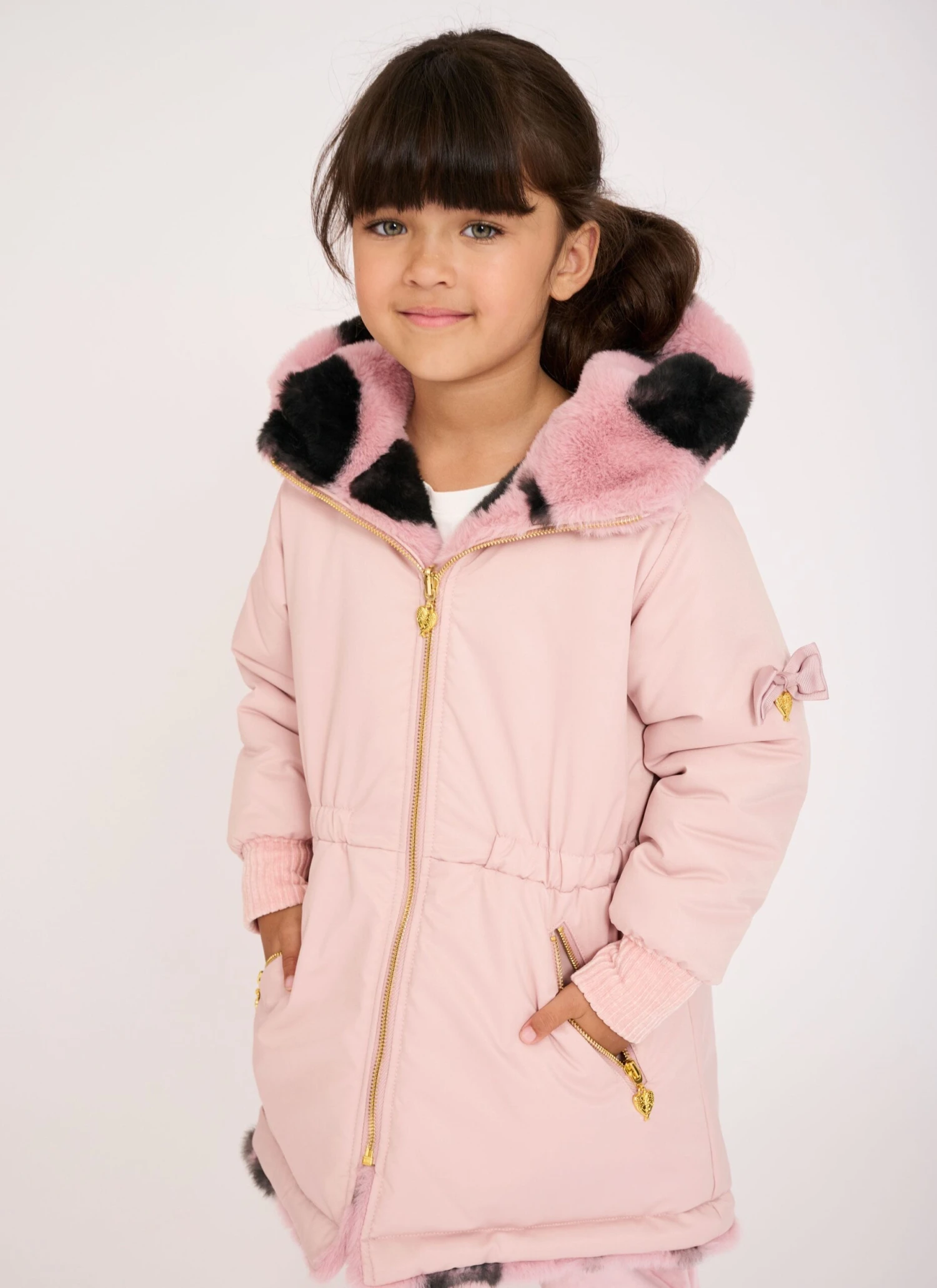 Roxy Reversible Coat Tea Rose 4 Roxy Reversible Coat Tea Rose - Image 4