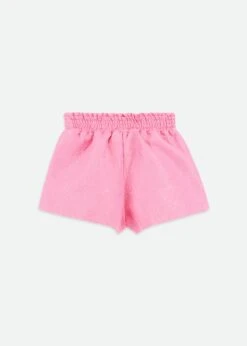 Ruthie Bow Jacquard Shorts Begonia Pink -Angels-Face Shop Ruthie Short Begonia Back