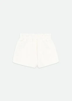 Ruthie Bow Jacquard Shorts Snowdrop -Angels-Face Shop Ruthie Short Snowdrop Back