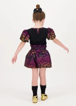 Ruthie Multi Leopard Shorts Black -Angels-Face Shop Ruthie Shorts Black Lifestyle 2