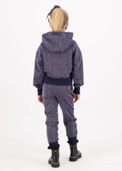 Samira Glitter Sweat Jogger Navy 8 Samira Glitter Sweat Jogger Navy -Angels-Face Shop Samira Jogger Navy Lifestyle 3