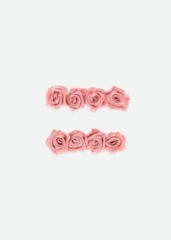 Satin Roses Hair Clip Tea Rose