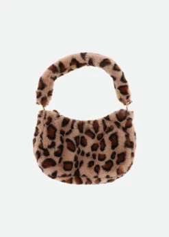 Simone Faux Fur Bag Leopard 7 Simone Faux Fur Bag Leopard -Angels-Face Shop Simone Bag Leopard Back