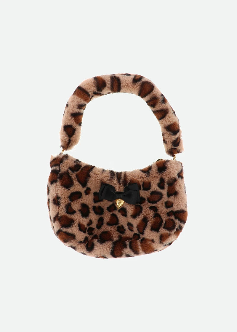 Simone Faux Fur Bag Leopard 1 Simone Faux Fur Bag Leopard