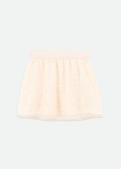 Sinead Sequin Skirt Peach 7 Sinead Sequin Skirt Peach -Angels-Face Shop Sinead Skirt Peach Back