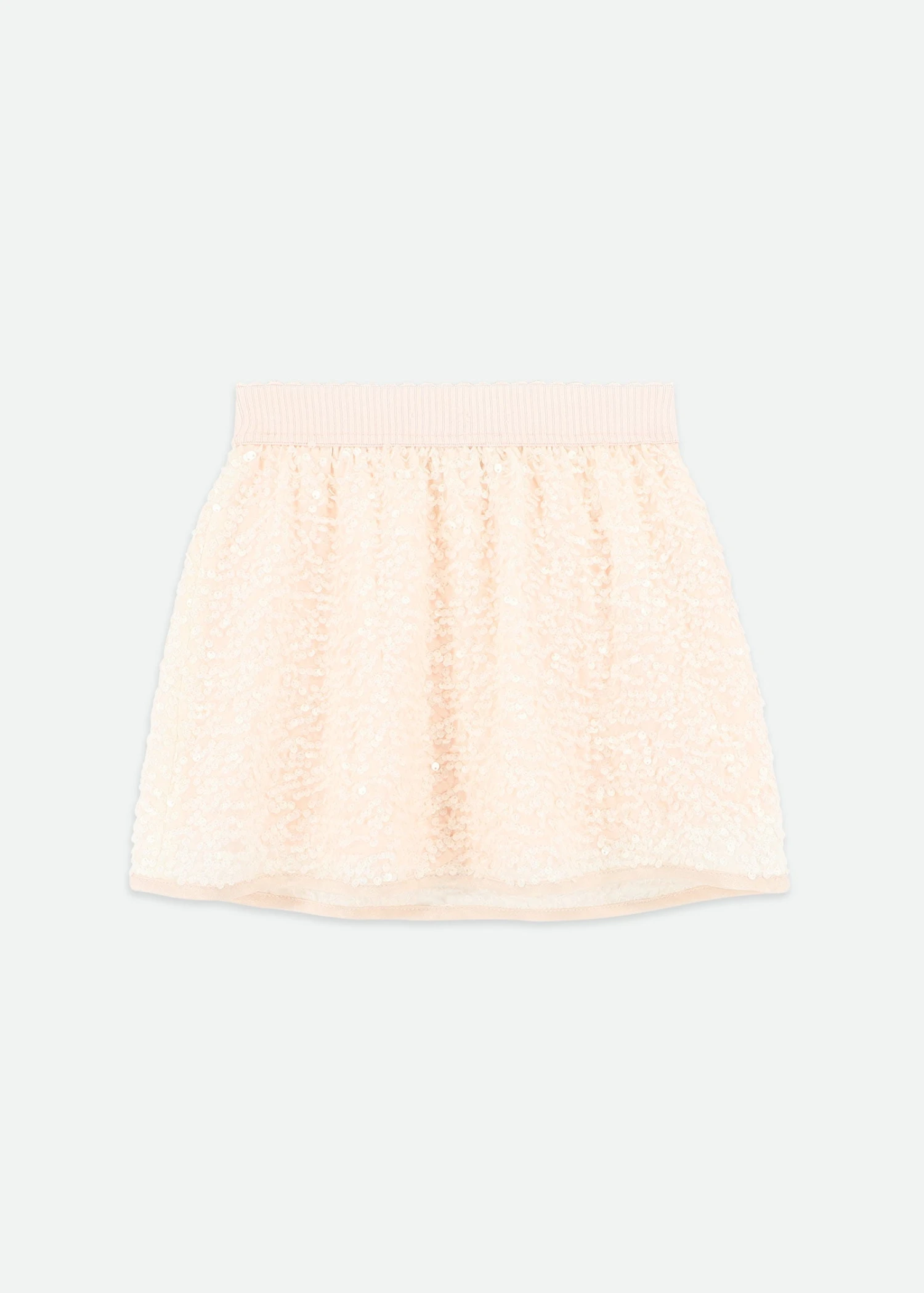 Sinead Sequin Skirt Peach 4 Sinead Sequin Skirt Peach - Image 4