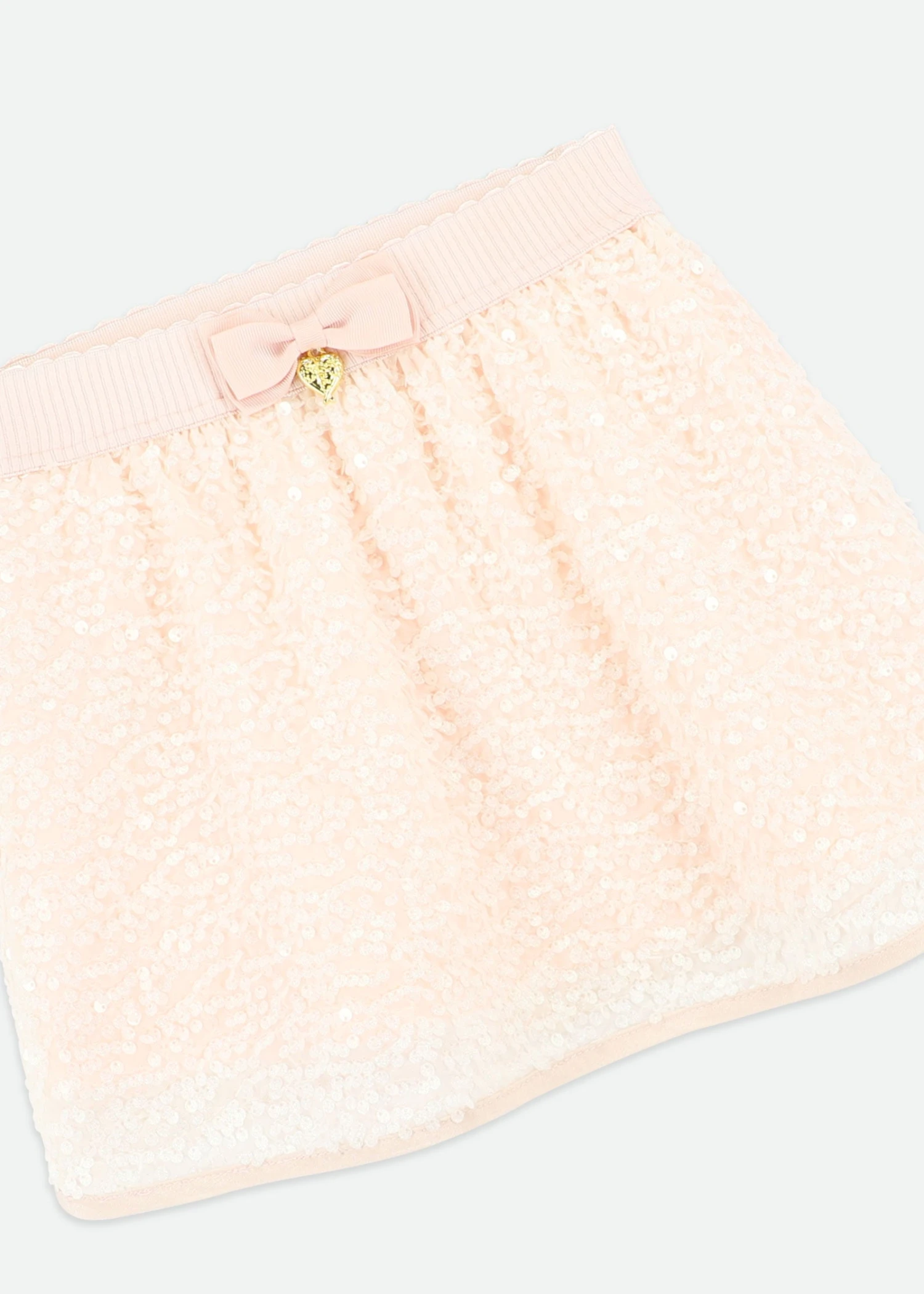 Sinead Sequin Skirt Peach 3 Sinead Sequin Skirt Peach - Image 3