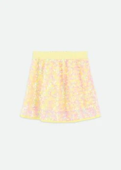 Sinead Sequin Skirt Sherbert Multi -Angels-Face Shop Sinead Skirt Sherbert Back