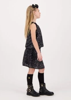 Sinead Sequin Skirt Black -Angels-Face Shop Sinead Skirt Black Lifestyle 1