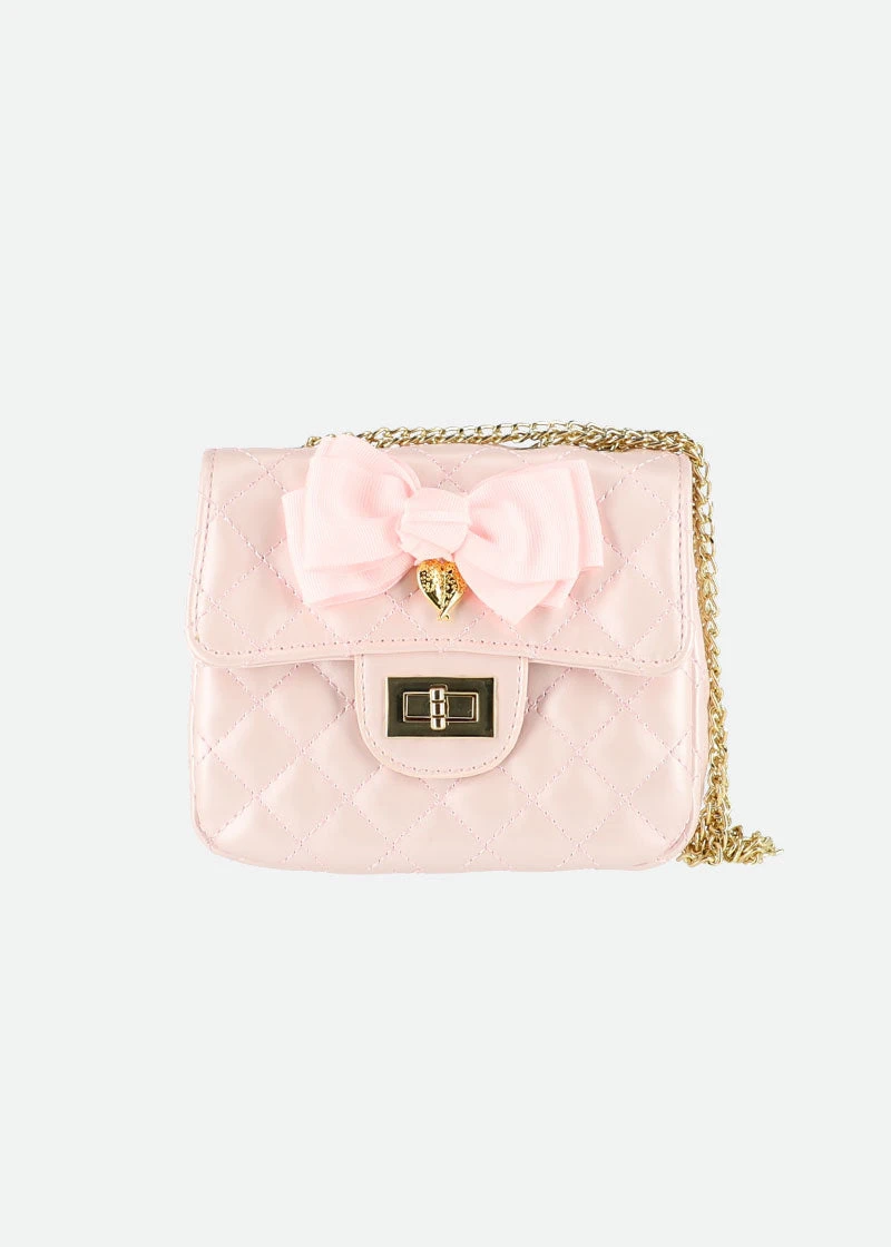 Skyla Quilted Pearl Pink Bag 1 Skyla Quilted Pearl Pink Bag