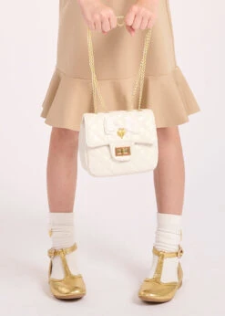 Skyla Quilted Pearl White Bag -Angels-Face Shop Skyla Quilted Bag Pearl White Lifestyle