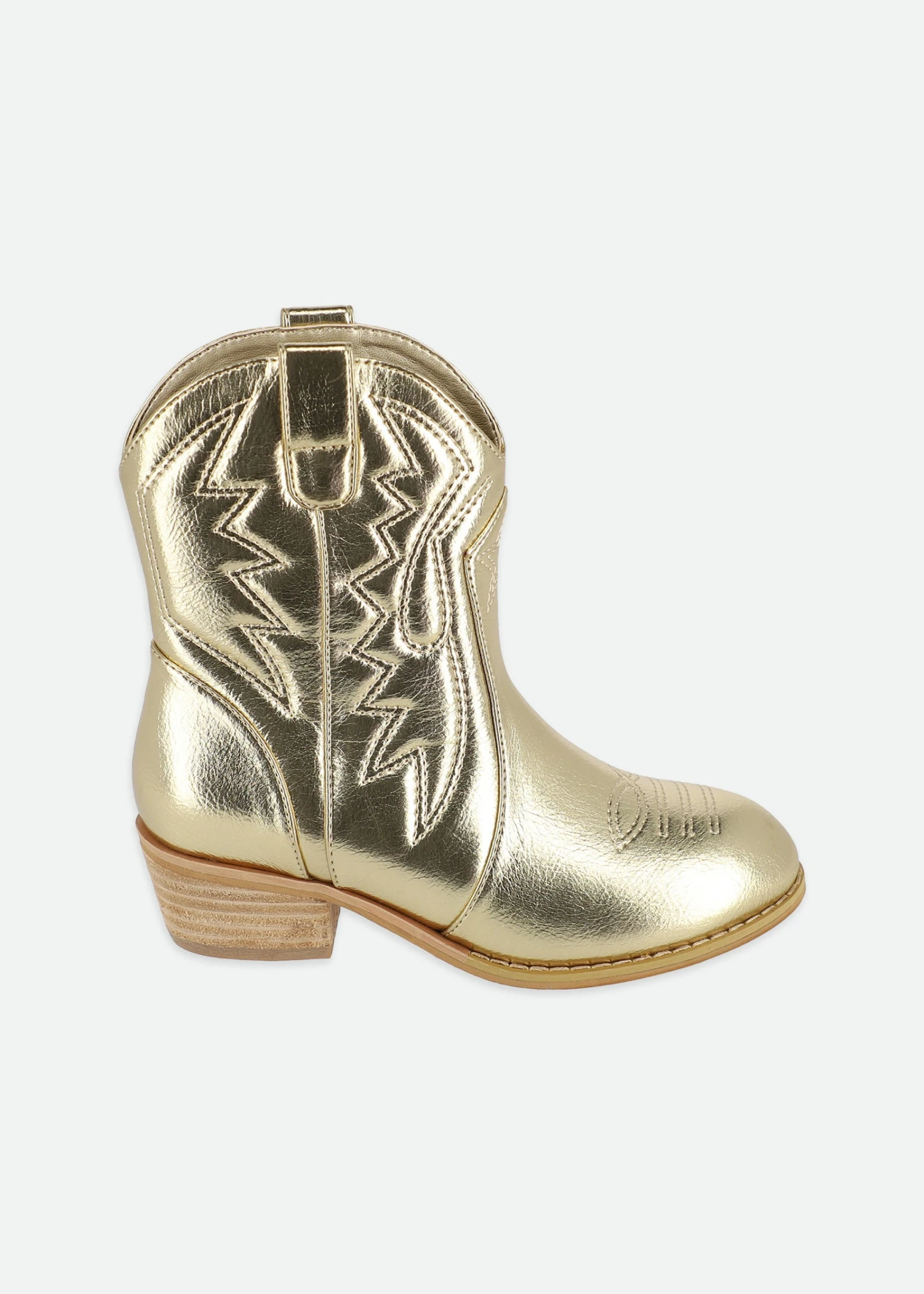 Soraya Metallic Cowboy Boot Gold 5 Soraya Metallic Cowboy Boot Gold - Image 5