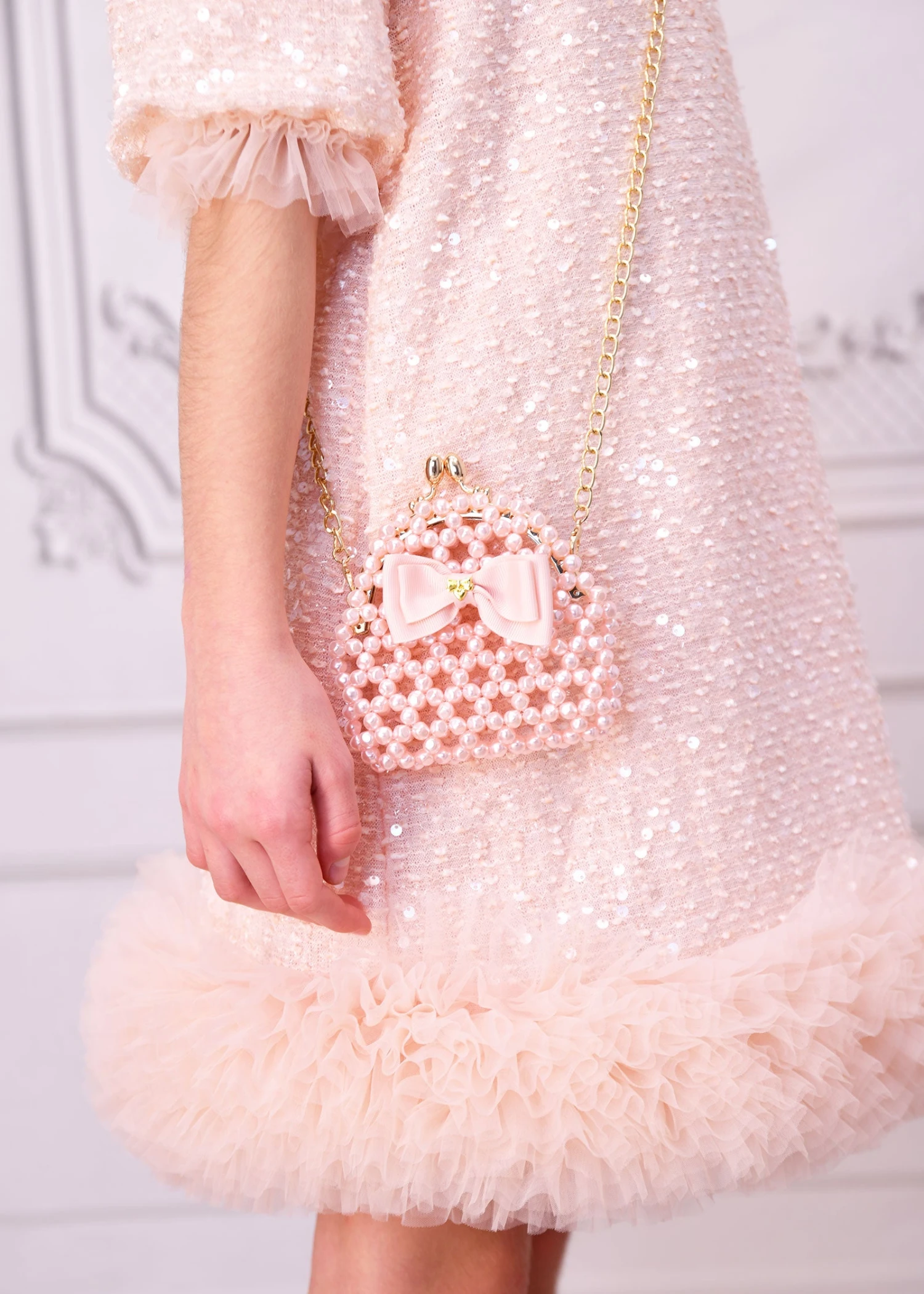 Sweetie Pearl Bag Blush Pink 3 Sweetie Pearl Bag Blush Pink - Image 3