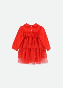 Tallulah Baby Dress Fiery Red -Angels-Face Shop Tallulah Baby Dress Red Back