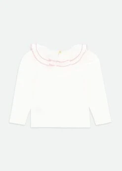 Thelma Pleated Collar Top Snowdrop -Angels-Face Shop Thelma Top Snowdrop Back 5ec642d1 03f9 4824 8822 6bcfadcb05af